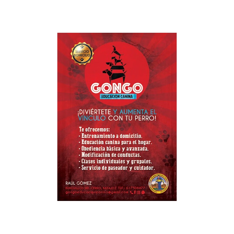 ADIESTRAMIENTO CANINO. Gongo Educación Canina