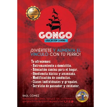 ADIESTRAMIENTO CANINO. Gongo Educación Canina